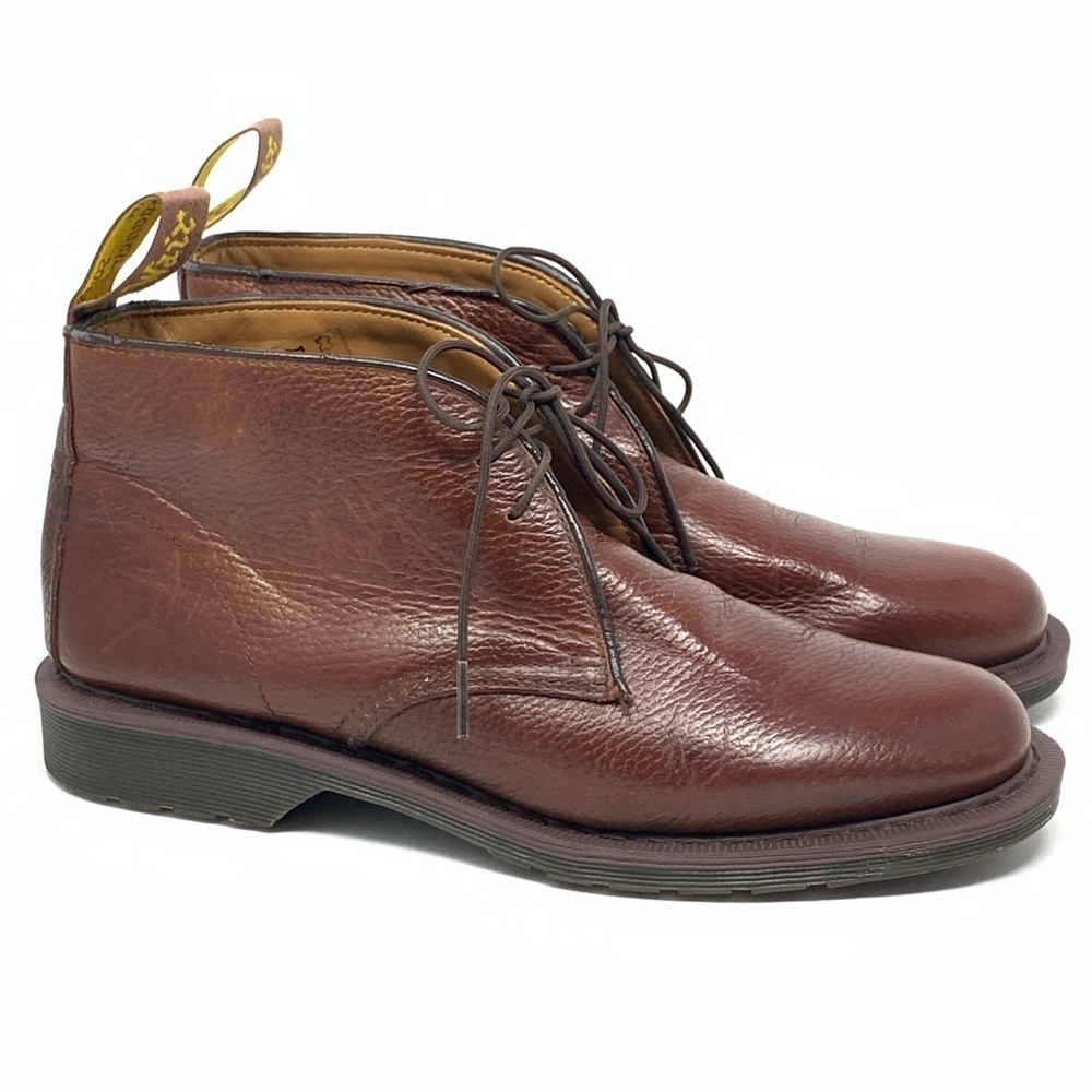 Dr. Martens Sawyer New Nova Leather Desert Boots Dark Brown Shoes Men’s Size 9